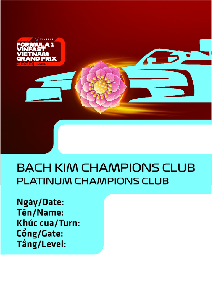 Lộ diện thiết kế vừa sang vừa chất của vé xem F1 tại Việt Nam - 4