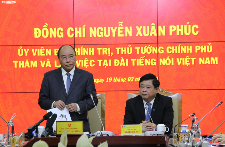 Thủ tướng Nguyễn Xuân Phúc làm việc với Đài Tiếng nói Việt Nam - 12