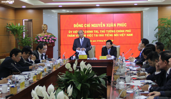 Thủ tướng Nguyễn Xuân Phúc làm việc với Đài Tiếng nói Việt Nam - 1