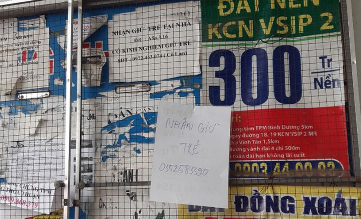 Học sinh nghỉ dài do dịch Covid-19, Bình Dương nở rộ các điểm trông trẻ hộ - 1