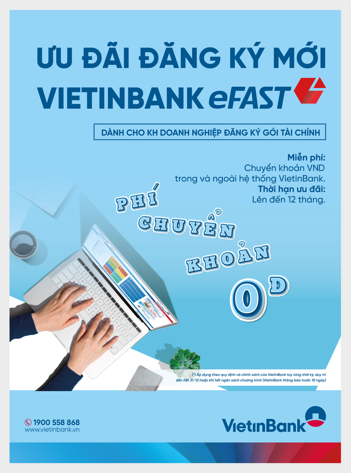 VietinBank miễn nhiều loại phí cho doanh nghiệp dùng Ngân hàng điện tử - 1