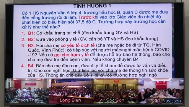 Nhà trường cần làm gì khi phát hiện học sinh sốt, ho, khó thở? - 1