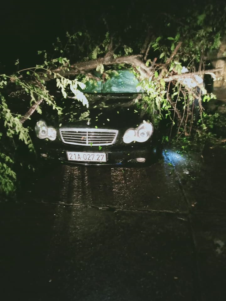 Ảnh: Mưa đá, giông lốc giật tung mái nhà, kéo đổ cột đèn ở Yên Bái, Lào Cai - 7