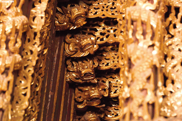 Bức cửa võng đình làng Diềm 'có một không hai' vừa được công nhận là Bảo vật quốc gia - 11