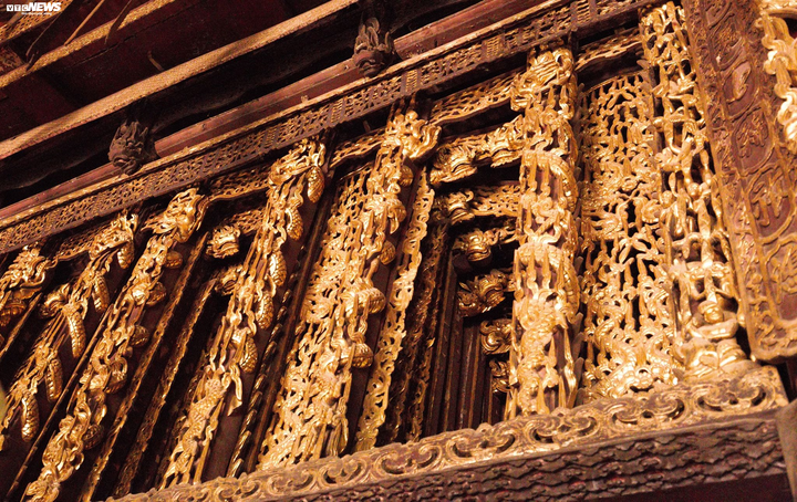 Bức cửa võng đình làng Diềm 'có một không hai' vừa được công nhận là Bảo vật quốc gia - 12