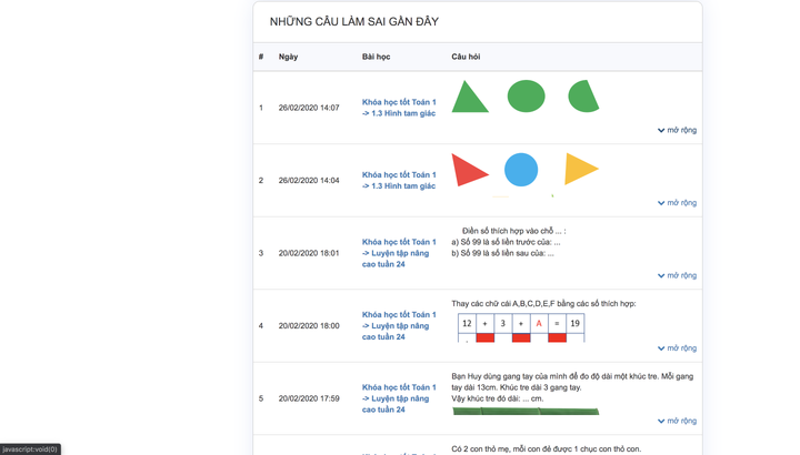 Luyện Học online: Chương trình toán hiệu quả cho học sinh tiểu học - 5