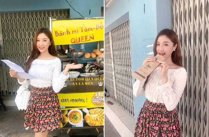 Ca sĩ Hàn Quốc khen ngợi bánh mì Việt Nam trên sóng truyền hình - 1