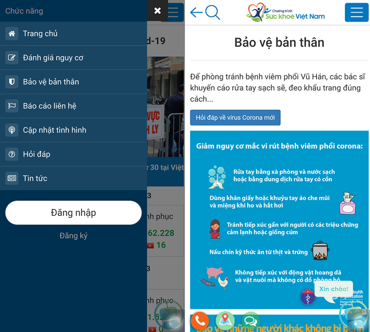 Ra mắt ứng dụng hỗ trợ phát hiện trường hợp nghi nhiễm Covid-19 tại Việt Nam - 1