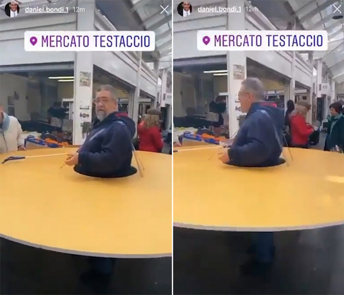 Sợ Covid-19, người đàn ông Italy sáng tạo cách bảo vệ bản thân 'độc nhất vô nhị' - 1