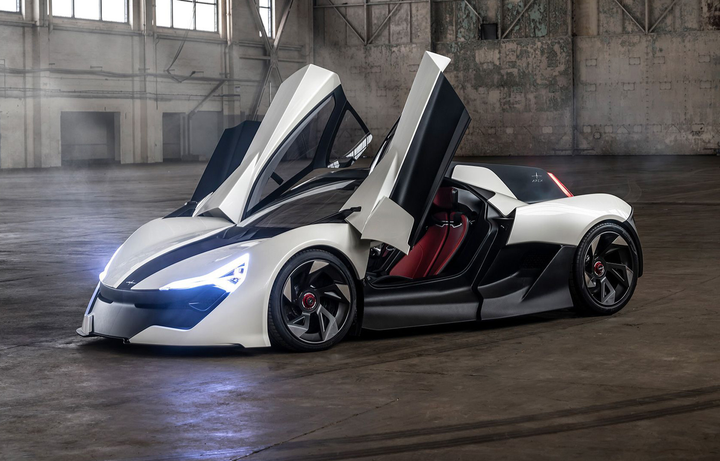 AP-0: Xe điện thể thao với tính năng tự lái - 1