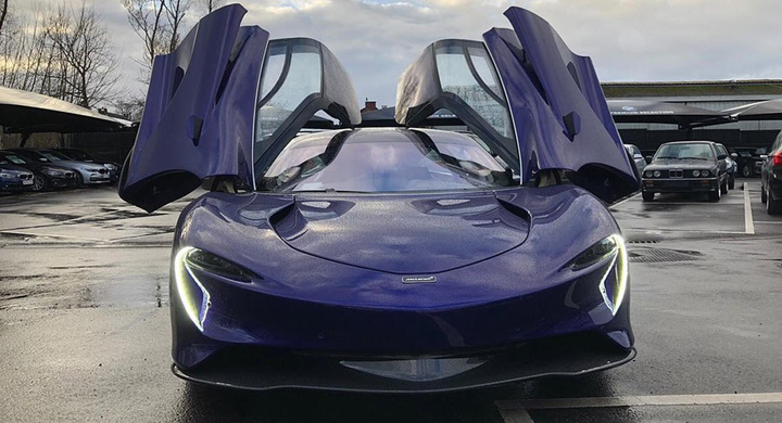 Ngắm 'tuyệt tác' Purple McLaren Speedtail - 1
