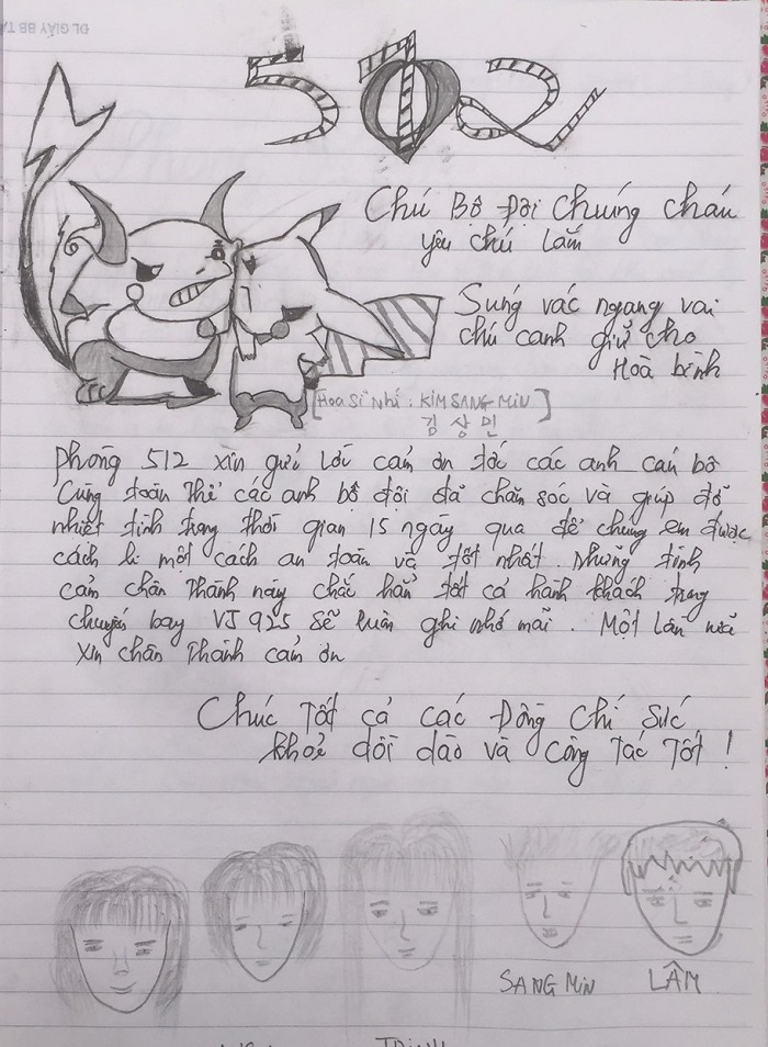 Xúc động những dòng lưu bút gửi chiến sĩ tại khu cách ly ở Hải Phòng - 4