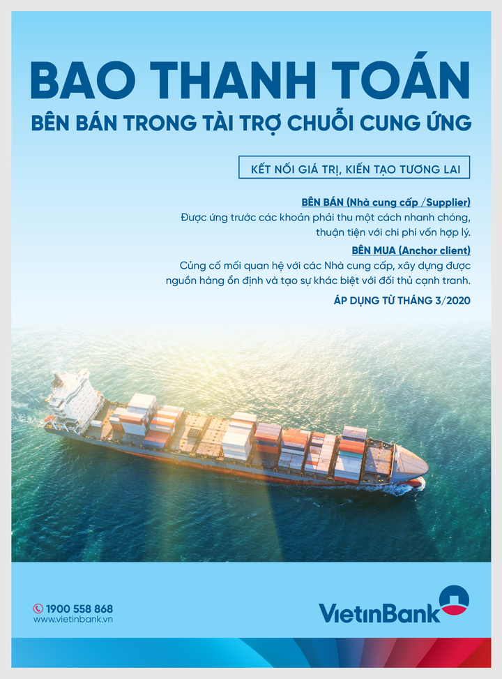 Vietinbank ra mắt sản phẩm Bao thanh toán bên bán trong tài trợ chuỗi cung ứng - 1
