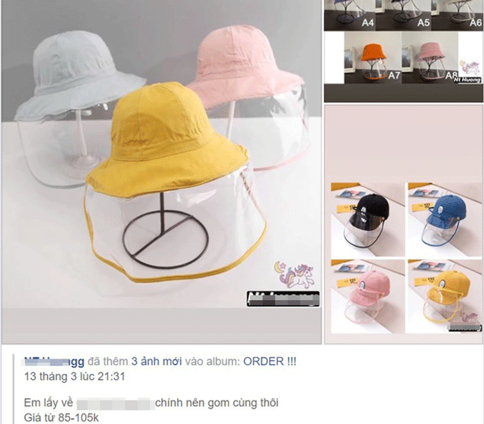 Mũ 'chống dịch' có ngăn được virus corona? - 1