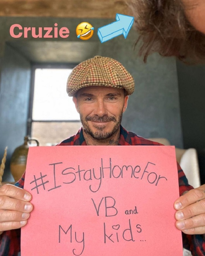 David Beckham và nhiều nghệ sĩ tham gia phong trào ở nhà tránh dịch - 1