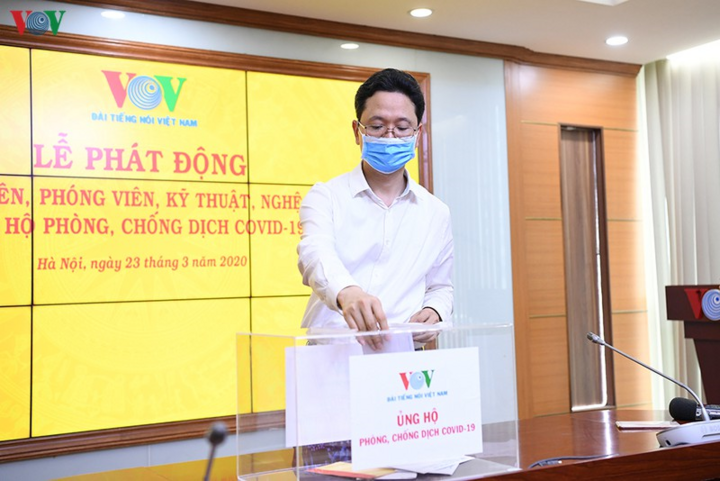 Cán bộ, phóng viên VOV ủng hộ phòng, chống dịch Covid-19 - 4