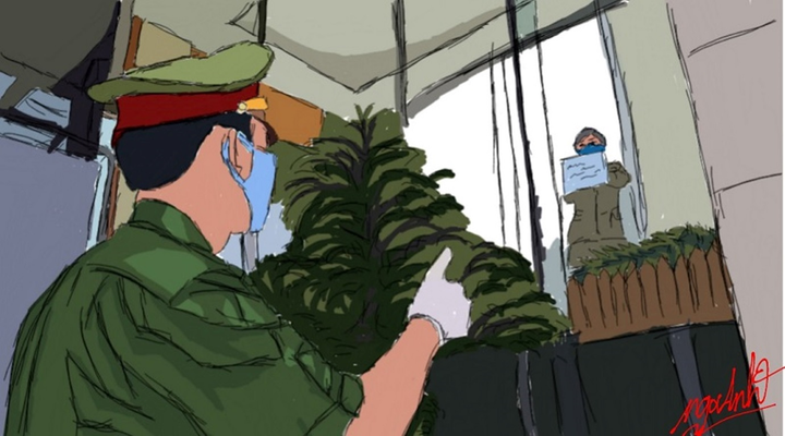 Xúc động bộ tranh ‘Những anh hùng thầm lặng’ thời Covid-19 của nữ sinh Đà Nẵng - 4