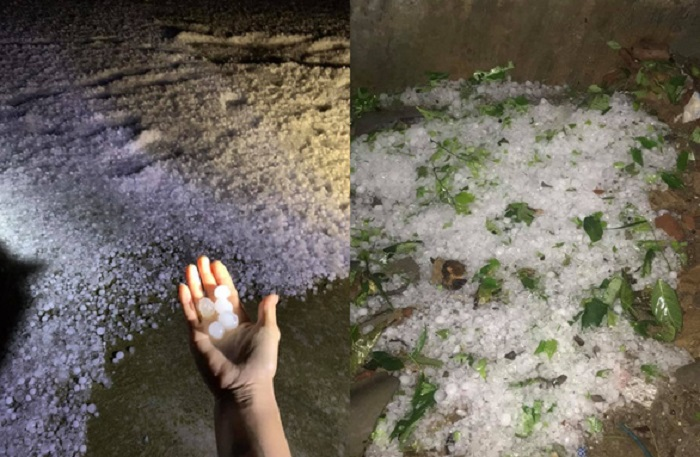 Mưa đá, dông lốc quật đổ cầu treo ở Lào Cai, 1 người thiệt mạng - 1