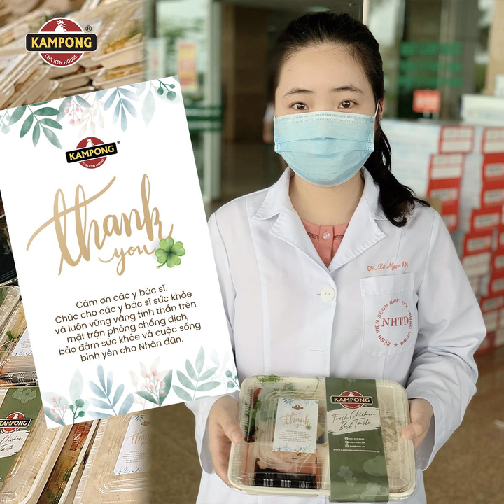 Cựu BTV Ngọc Diệp tặng 1000 suất cơm gà tới các y bác sĩ tuyến đầu chống dịch - 2