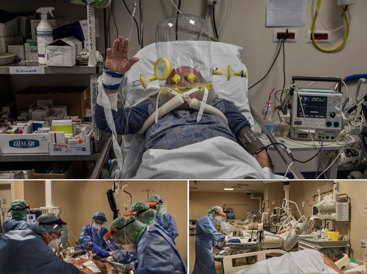 Không cầm nổi nước mắt khóc thương bi kịch Covid-19 khắp Italy - 11