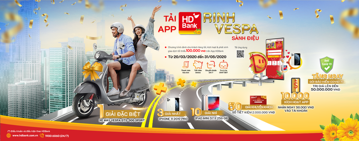 Ra mắt chương trình 'Tải App HDBank – Rinh Vespa sành điệu' từ HDBank - 3