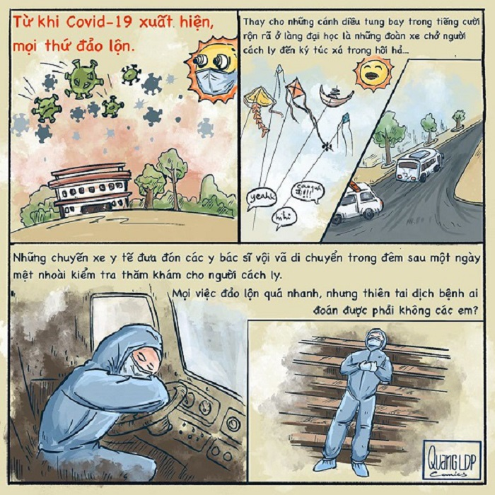 Chàng trai trẻ 'biến' tâm thư của thầy giáo thành bộ tranh dễ thương - 3