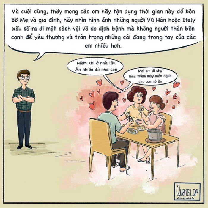 Chàng trai trẻ 'biến' tâm thư của thầy giáo thành bộ tranh dễ thương - 6