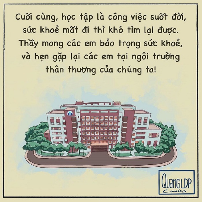 Chàng trai trẻ 'biến' tâm thư của thầy giáo thành bộ tranh dễ thương - 7