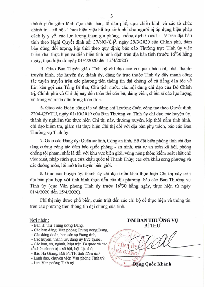 Hà Giang thành lập các tổ kiểm tra, giám sát dịch Covid-19 tại thôn bản - 3