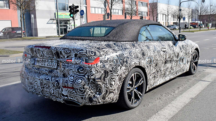 Lộ diện hình ảnh chạy thử được cho là BMW Series 4 Convertied 2021 - 5