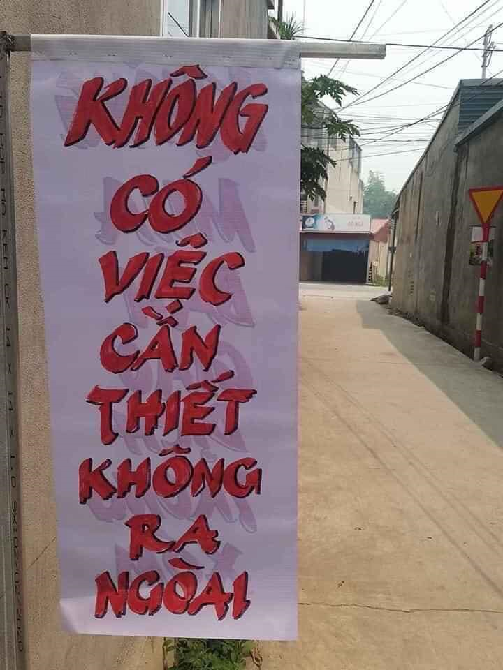 Dân mạng phát sốt với biểu ngữ cực 'chất' phòng chống Covid-19 - 6