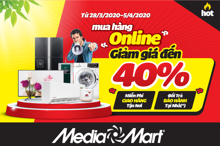 50,000 sản phẩm điện máy, công nghệ giảm đến 40% trợ giá mùa dịch - 1