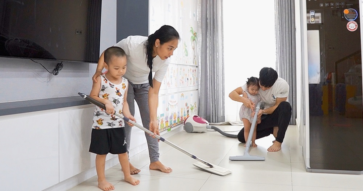 Gia đình Quốc Nghiệp – Ngọc Mai làm gì trong thời gian ‘cách ly xã hội’? - 2