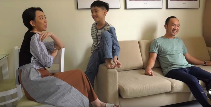 Thu Trang – Tiến Luật xúc động khi con trai trân trọng hạnh phúc gia đình - 2