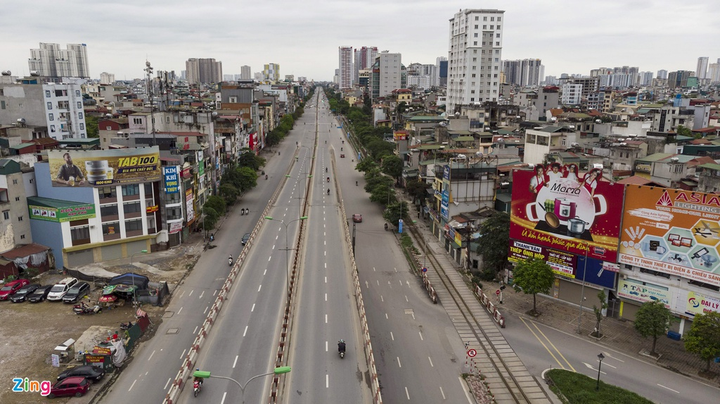 Toàn cảnh Hà Nội nhìn từ trên cao những ngày cách ly xã hội phòng dịch Covid-19 - 13