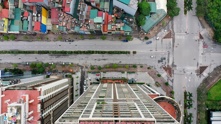 Toàn cảnh Hà Nội nhìn từ trên cao những ngày cách ly xã hội phòng dịch Covid-19 - 6