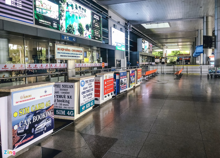 Cảnh vắng lặng ở Tân Sơn Nhất những ngày chỉ có 6 chuyến bay nội địa - 6