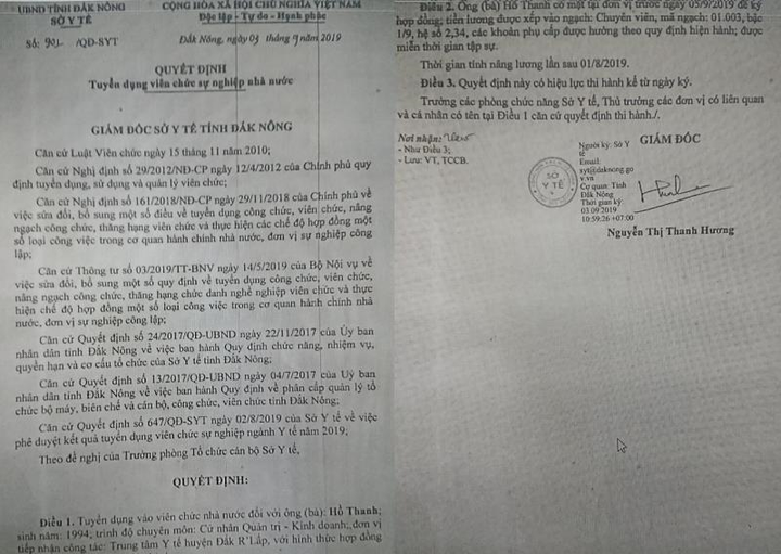 Bất thường trong việc tuyển dụng con trai Giám đốc Sở Y tế Đắk Nông? - 3