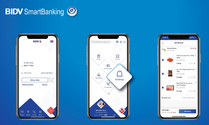 BIDV đưa tính năng siêu thị Vinmart Online lên ứng dụng di động - 1