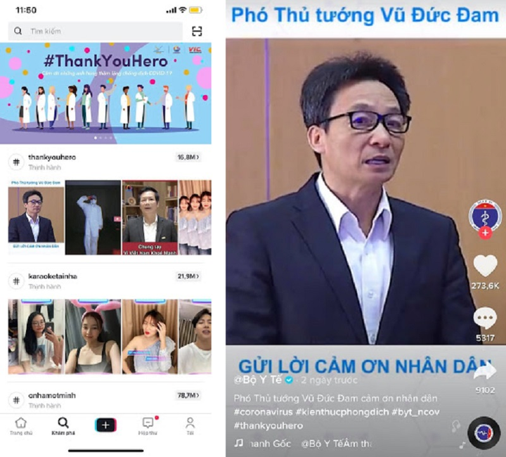 Chiến dịch tri ân y bác sĩ đang chiến đấu chống COVID-19 trên mạng xã hội - 1