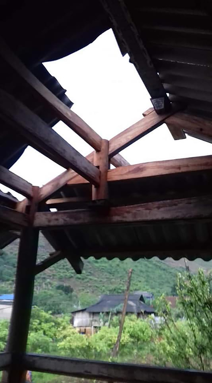 Mưa đá 30 phút ở Sơn La, đá trắng xoá đường, mận rụng tơi tả - 5