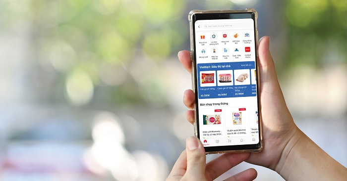 'Mua sắm trực tuyến - VNPAY Shopping' trên VCB-Mobile B@nking - 2