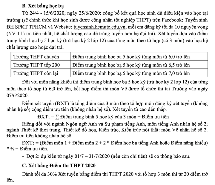 Trường đại học giảm mạnh chỉ tiêu xét tuyển từ điểm thi tốt nghiệp THPT - 2