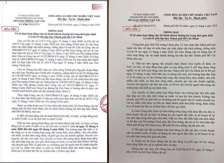 Vừa cho phép taxi hoạt động lại từ 0h ngày 23/4, Sở GTVT TP.HCM lập tức 'đổi ý' - 1