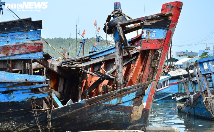 Cận cảnh ‘nghĩa địa’ tàu cá ở Sa Huỳnh - 1