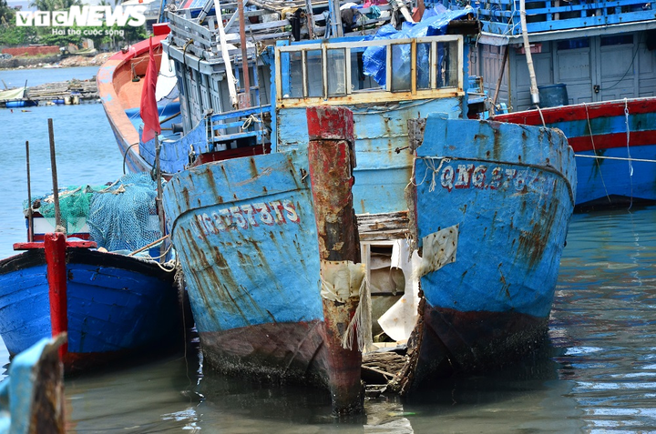 Cận cảnh ‘nghĩa địa’ tàu cá ở Sa Huỳnh - 3