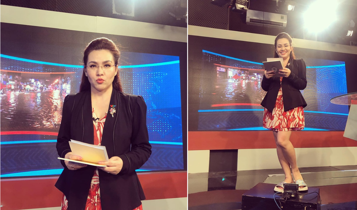 Ảnh hậu trường khác xa khi lên sóng của các MC truyền hình nổi tiếng - 5