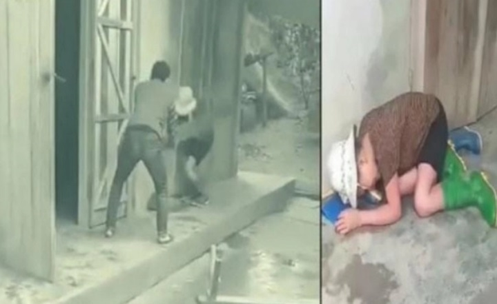 Điều tra con trai dùng ghế đánh mẹ già gây phẫn nộ ở Yên Bái - 1