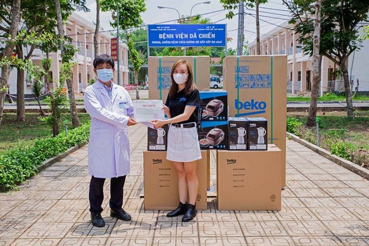 Beko tặng thiết bị điện tử gia dụng cho bệnh viện dã chiến Củ Chi - 1