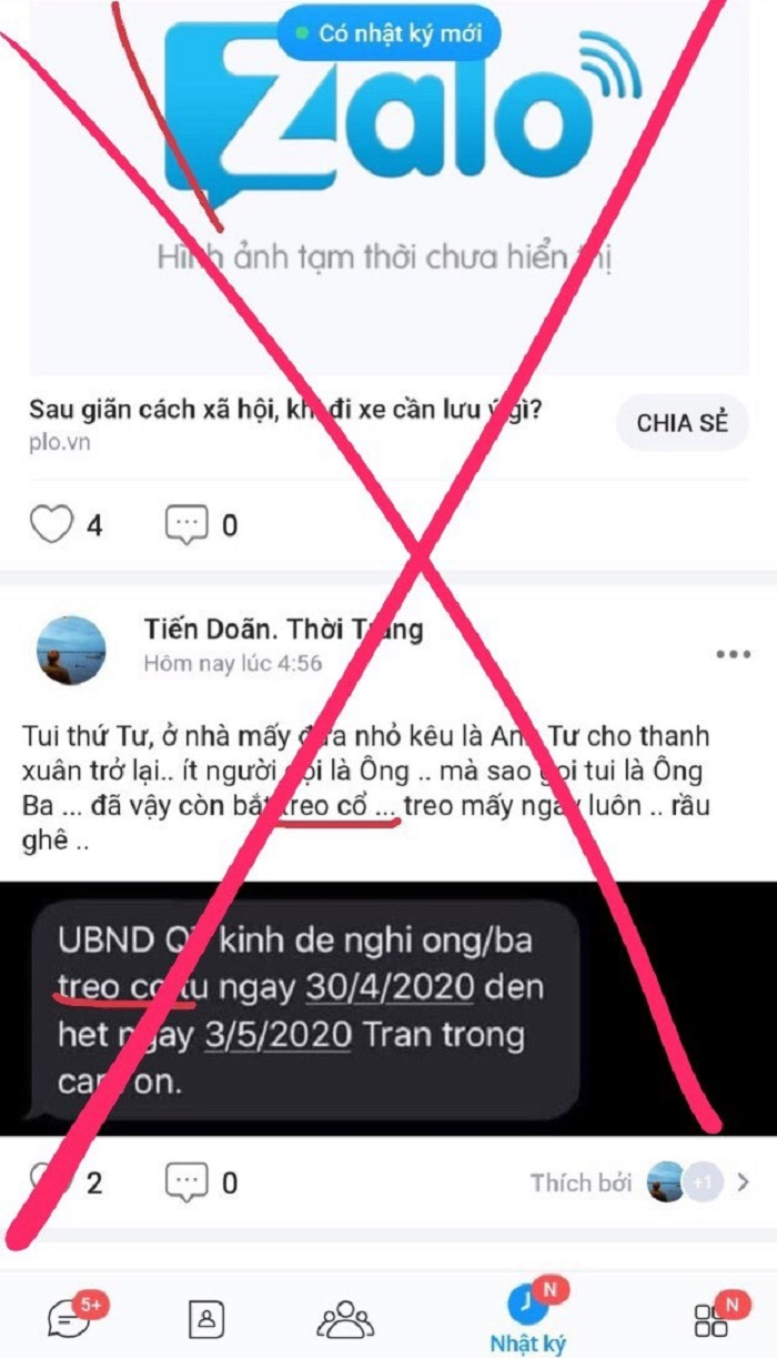 Đề nghị công an truy tìm kẻ tung tin 'UBND Quận 7 yêu cầu người dân treo cổ' - 1